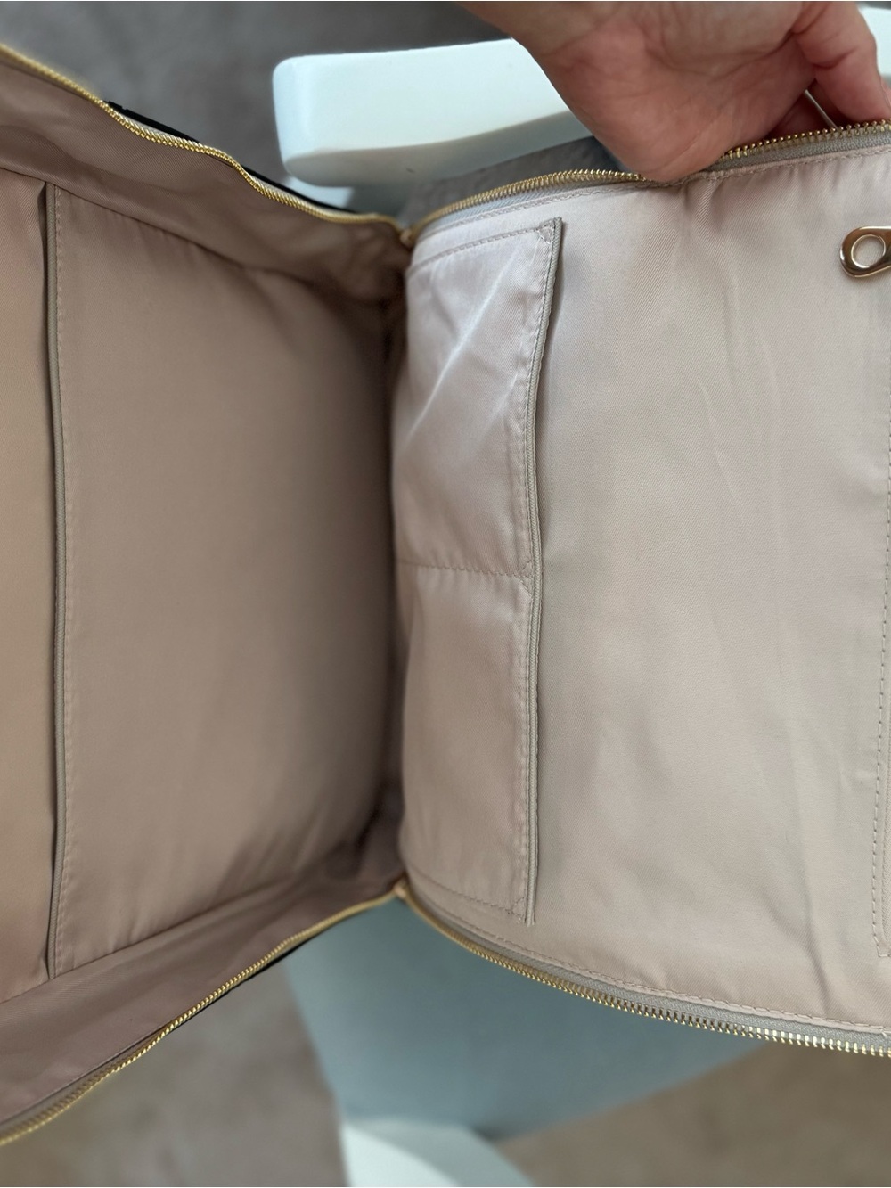 Calpak Beige Leather Backpack - Picture 7 of 7